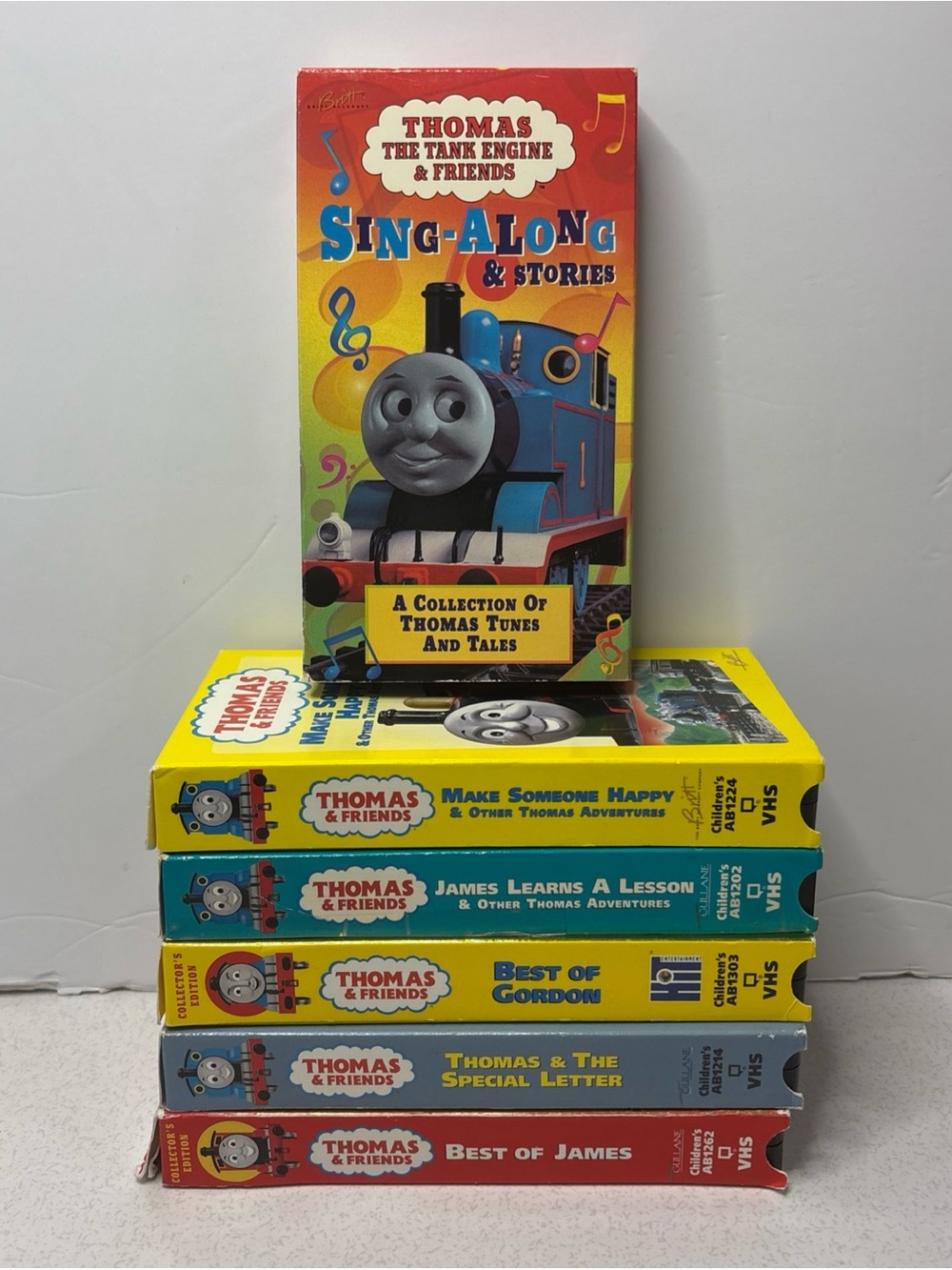 Thomas The Train VHS Bundle Lot of 6 Tapes - Thomas The Tank Engine & Friends